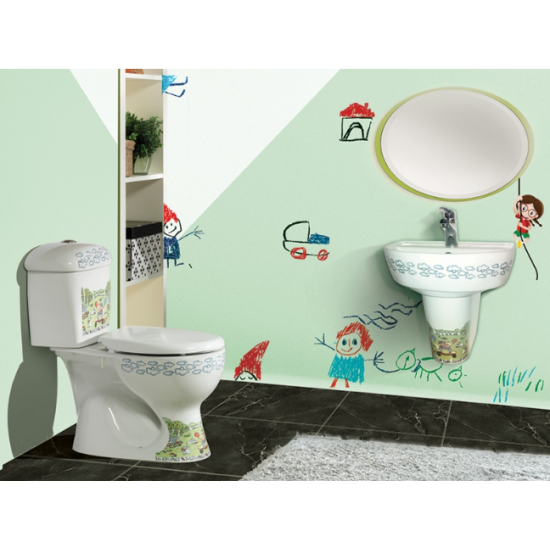 Κρεμαστός Νιπτήρας Πορσελάνης 45x35cm Cerastyle 003100-u61 Λευκό Παιδικό Κρεμαστός Νιπτήρας Πορσελάνης 45x35cm Cerastyle 003100-u61 Λευκό Παιδικό